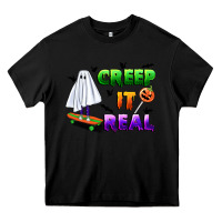 Black creep it real Heavy Core Tee - BundleAndBundleShop