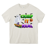 Cream creep it real Heavy Core Tee - BundleAndBundleShop