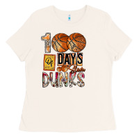 Bone 100 of days slam dunks Ladies Tee - SublimationCraftShop