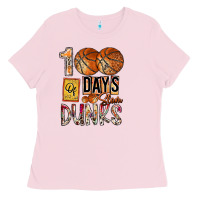 100 Of Days Slam Dunks Ladies Tee | Teevron