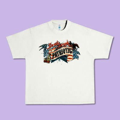 I'm Not Drunk I'm Patriotic Urban Heavy Tee Designed By Howdyjamesfarm