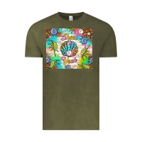Vintage Olive Shell yeah Vintage Tee - TumblerDesignByShophia