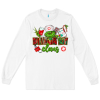 White dietary claus Long Sleeve Tee - CowGirlArtShop
