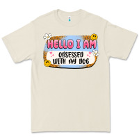 Bone hello i am obsessed with my dog Premium Tee - Artiststas