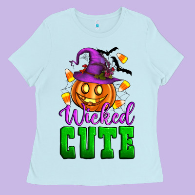 Wicked Cute Ladies Tee Designed By Artiststas