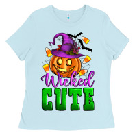 Baby Blue Wicked cute Ladies Tee - Artiststas