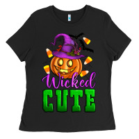 Black Wicked cute Ladies Tee - Artiststas