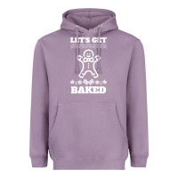 Lavender Let's Get Baked Smoking Weed Funny Christmas Gift 1 Heavyweight Hoodie - lanVoArt
