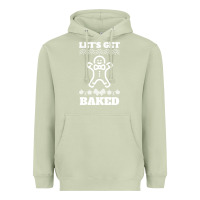 Matcha Let's Get Baked Smoking Weed Funny Christmas Gift 1 Heavyweight Hoodie - lanVoArt