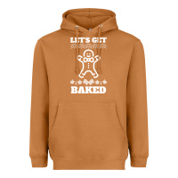 Meerkat Let's Get Baked Smoking Weed Funny Christmas Gift 1 Heavyweight Hoodie - lanVoArt
