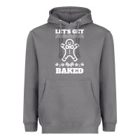 Storm Let's Get Baked Smoking Weed Funny Christmas Gift 1 Heavyweight Hoodie - lanVoArt