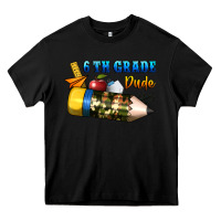 Black 6 th grade dude Heavy Core Tee - BundleAndBundleShop