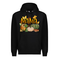 Black mama pumpkin Premium Hoodie - BundleAndBundleShop