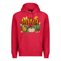 Cardinal mama pumpkin Premium Hoodie - BundleAndBundleShop