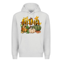 Dove Grey mama pumpkin Premium Hoodie - BundleAndBundleShop