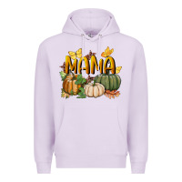 Lilac mama pumpkin Premium Hoodie - BundleAndBundleShop