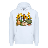 White mama pumpkin Premium Hoodie - BundleAndBundleShop