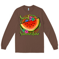 Chestnut sweet summertime watermelon Long Sleeve Tee - Jasminsmagicworld