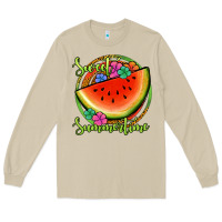 Mushroom sweet summertime watermelon Long Sleeve Tee - Jasminsmagicworld