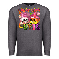 Charcoal Heather candy corn cutie Premium Sweatshirt - Artiststas