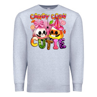 Heather Grey candy corn cutie Premium Sweatshirt - Artiststas