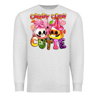 Oatmeal Heather candy corn cutie Premium Sweatshirt - Artiststas