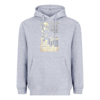Heather Grey The Godfather Heavyweight Hoodie - lanVoArt