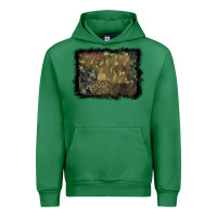 Emerald camouflage leopard background Urban Hoodie - BarkalooDesign