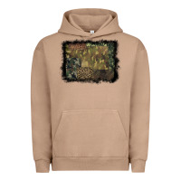Pigment Burro camouflage leopard background Urban Hoodie - BarkalooDesign