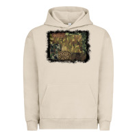 Pigment French Oak camouflage leopard background Urban Hoodie - BarkalooDesign
