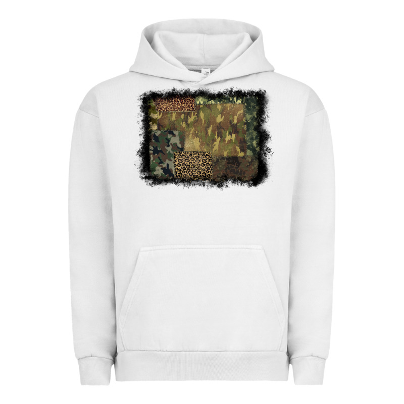 Camouflage Leopard Background Urban Hoodie by BarkalooDesign | Teevron