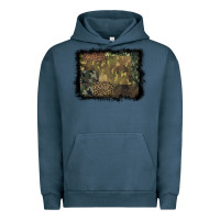 Pigment Midnight Navy camouflage leopard background Urban Hoodie - BarkalooDesign