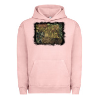 Pigment Salmon camouflage leopard background Urban Hoodie - BarkalooDesign