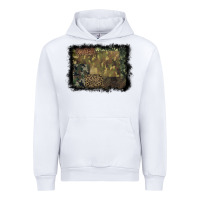 White camouflage leopard background Urban Hoodie - BarkalooDesign