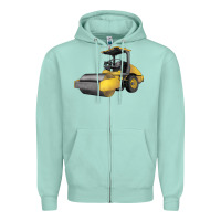 Seafoam Drum Roller Zipper Hoodie - LillyAllenDesigns