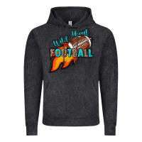 Vintage Black Wild about Football Vintage Hoodie - HowdyJamesFarm