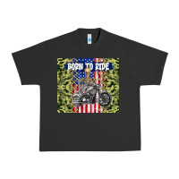 Pigment Black born to ride Urban Heavy Tee - TumblerDesignByShophia