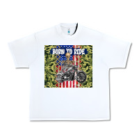 White born to ride Urban Heavy Tee - TumblerDesignByShophia