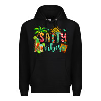 Black salty vibes tequila summer Premium Hoodie - Jasminsmagicworld