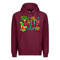 Burgundy salty vibes tequila summer Premium Hoodie - Jasminsmagicworld