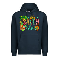 Navy salty vibes tequila summer Premium Hoodie - Jasminsmagicworld