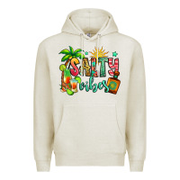 Oatmeal Heather salty vibes tequila summer Premium Hoodie - Jasminsmagicworld