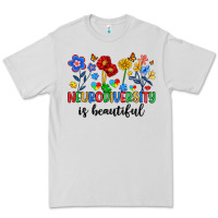 Dove Grey neurodiversity is beautiful Premium Tee - Artiststas