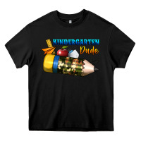Black kindergarten dude Heavy Core Tee - BundleAndBundleShop