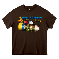 Chocolate Brown kindergarten dude Heavy Core Tee - BundleAndBundleShop