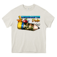 Cream kindergarten dude Heavy Core Tee - BundleAndBundleShop