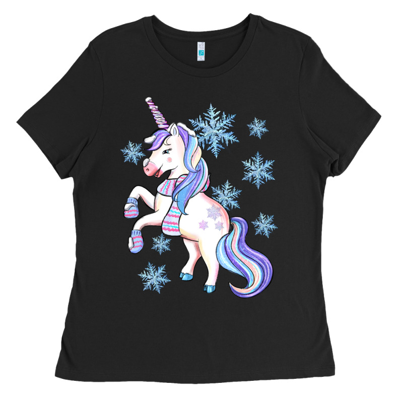 Winter Unicorn Ladies Tee by Artiststas | Teevron