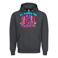 Smoke All Booked For Valentines Zipper Hoodie - CowhideDigitalArt
