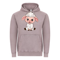 Vintage Zinc Cartoon Lamb Vintage Hoodie - HowdyJamesFarm