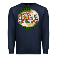 Navy Christmas Jingle Premium Sweatshirt - Artiststas